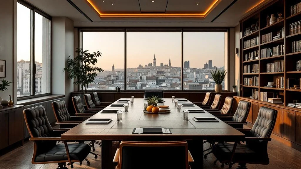 Salle de réunion du cabinet Leturcq Avocats